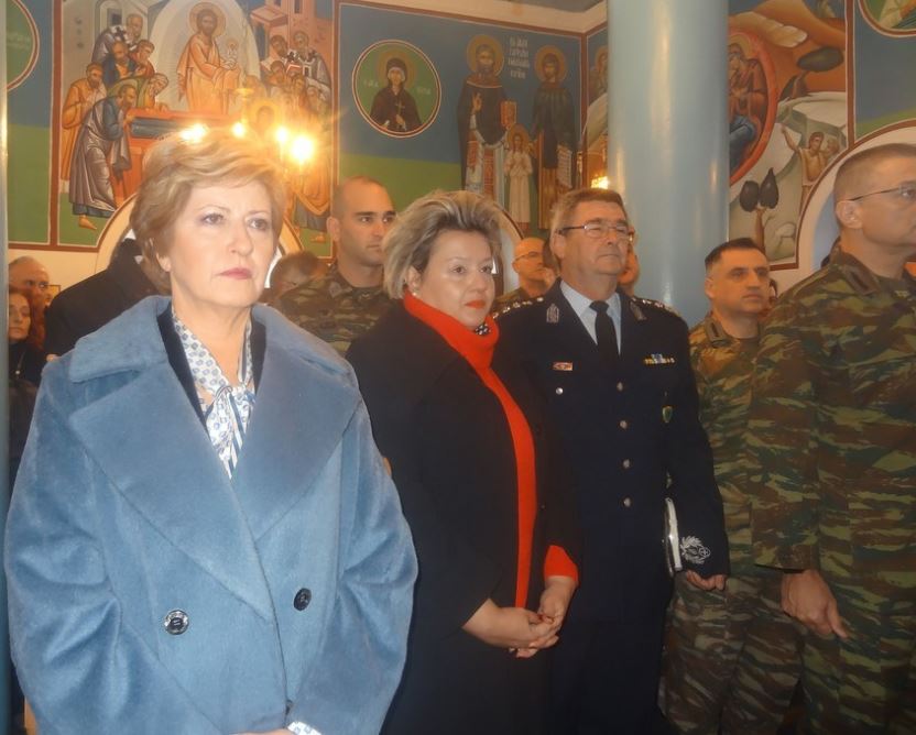 Η Υφυπουργός κ.Κόλλια Τσαρουχά στον Αγ.Γεώργιο Εχίνου