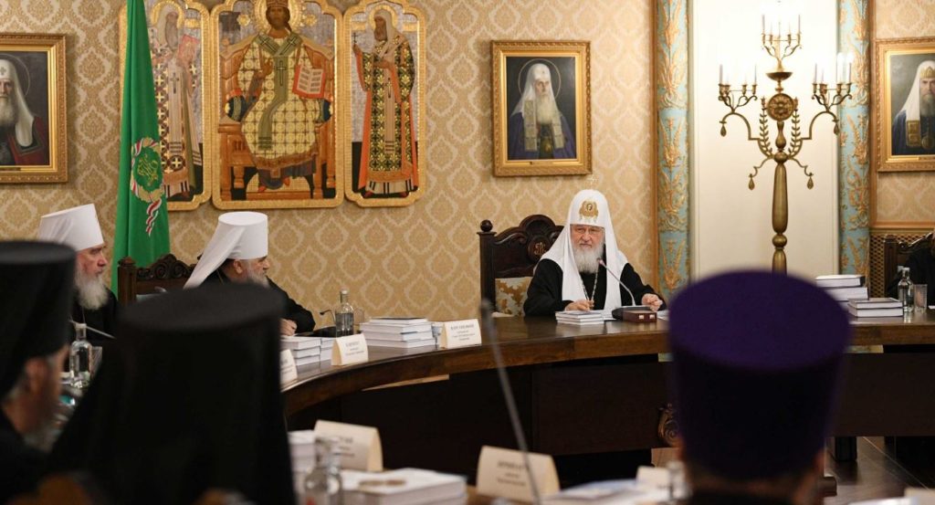 His Holiness Patriarch Kirill delivers address at a meeting of the Supreme Church Council on 26 December 2018