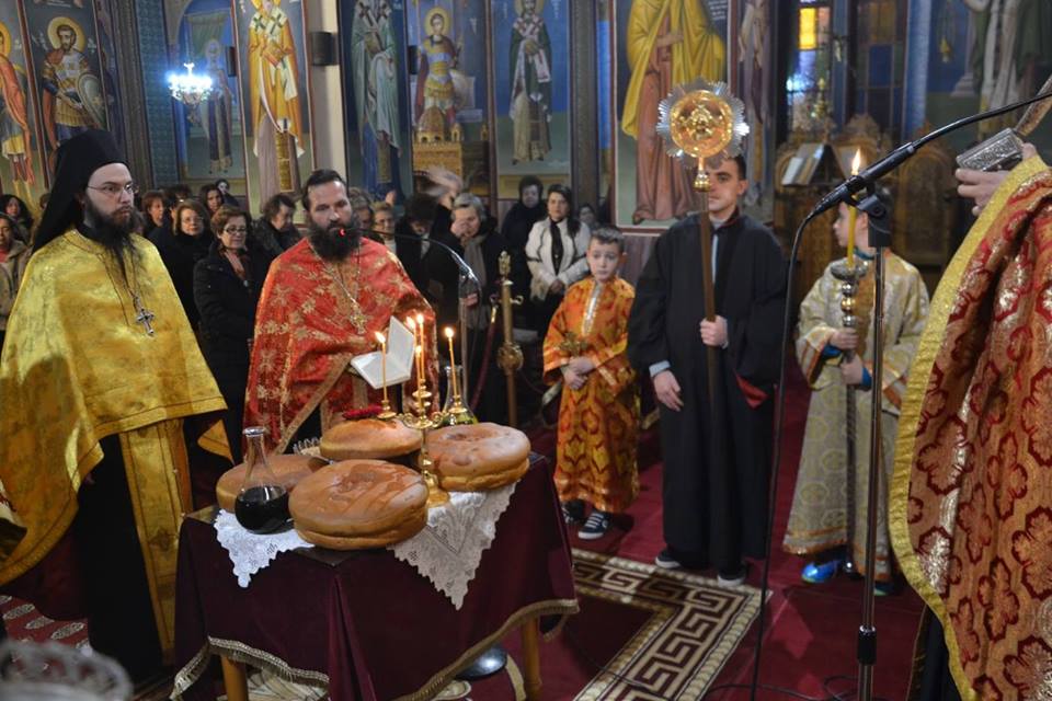 Вечерня и бдение в родния град на св. вмчк и чудотворец Ефрем