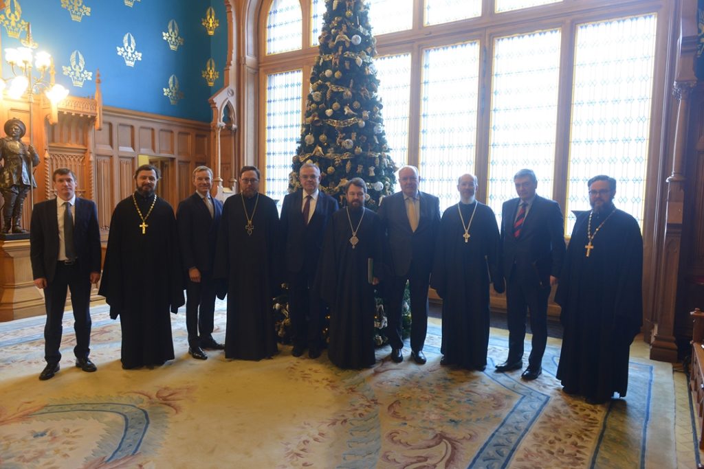 Annual Christmas dinner takes place at Russian Ministry of Foreign Affairs with participation of church officials