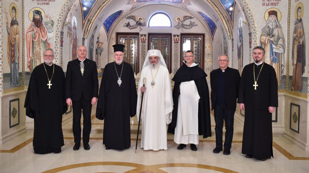 CROCEU, COMECE, CEC representatives meet with Patriarch Daniel