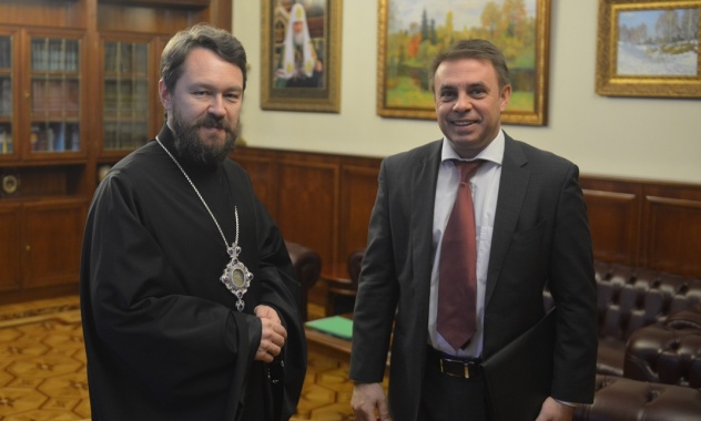 Митрополит Иларион састао се са новопостављеним амбасадором Мађарске у Русији