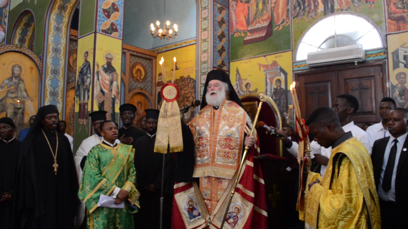 Patriarch Theodoros Visits Archdiocese of Kinshasa