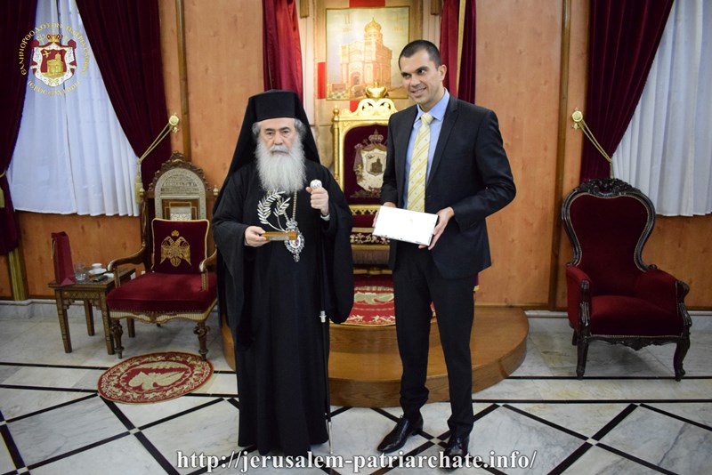 The Deputy Minister of the Republic of Cyprus visits the Jerusalem Patriarchate