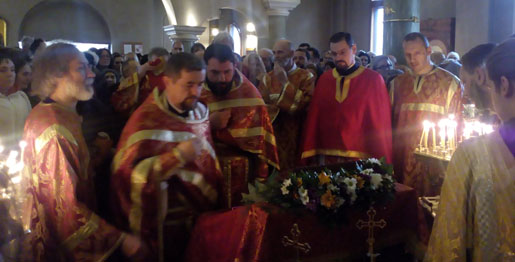 Празник Блажене Ксеније у руској цркви у Београду