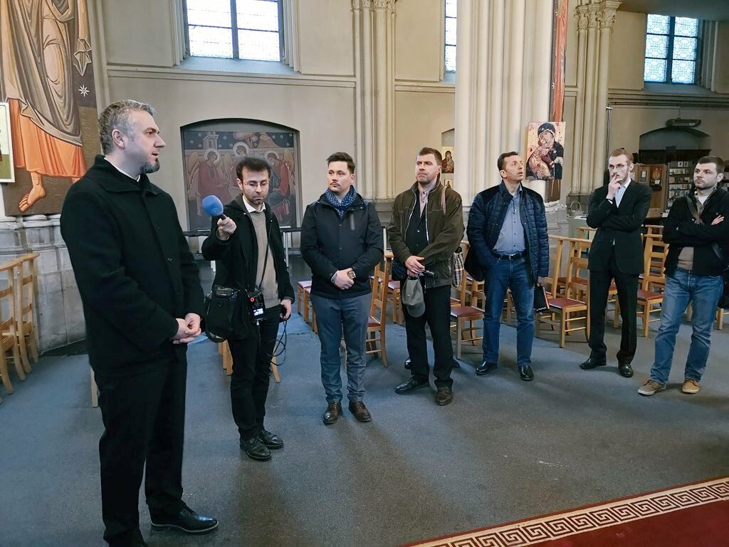 20 jurnaliști de presă religioasă din România au vizitat Reprezentanța Patriarhiei Române de la Bruxelles