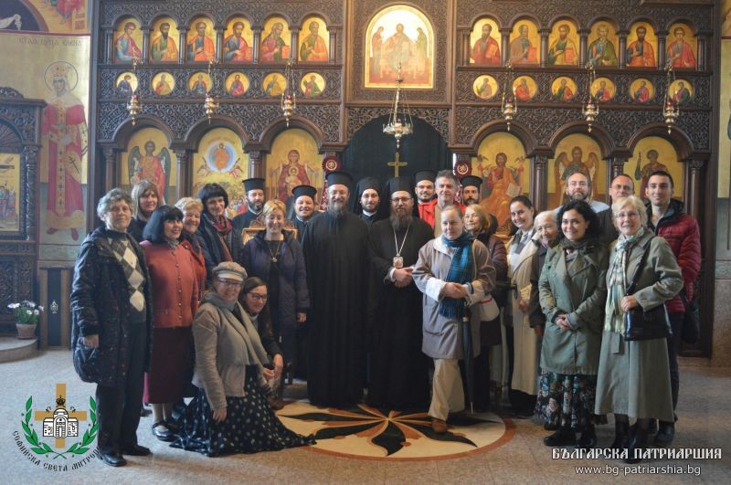 Белоградчишкият еп. Поликарп отслужи св. Литургия в столичния храм “Възнесение Христово”