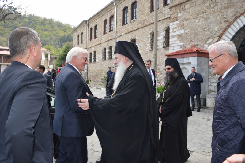 ПОСЕЩЕНИЕ НА ГЕРМАНСКИЯ ПРЕЗИДЕНТ В БАЧКОВСКИЯ МАНАСТИР