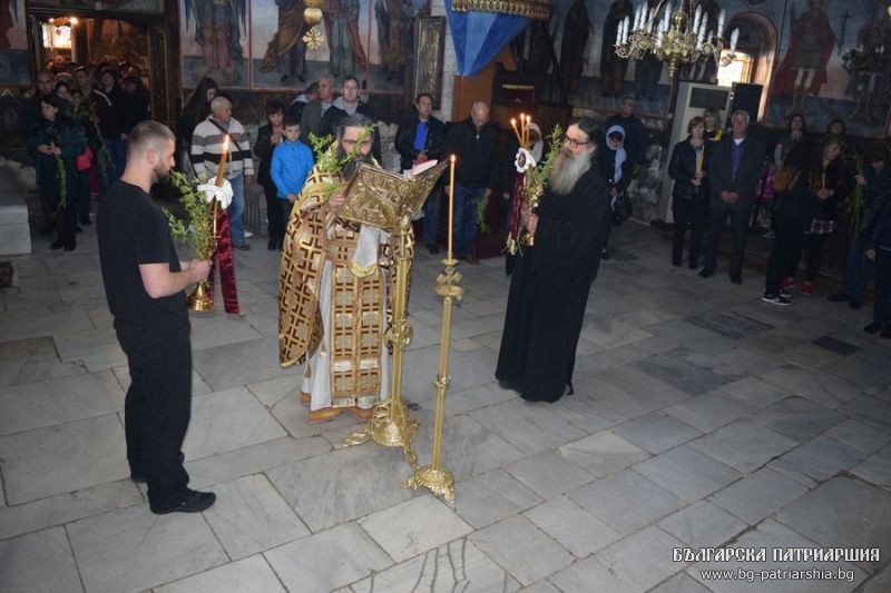 Вход Господен в Иерусалим в Бачковския манастир