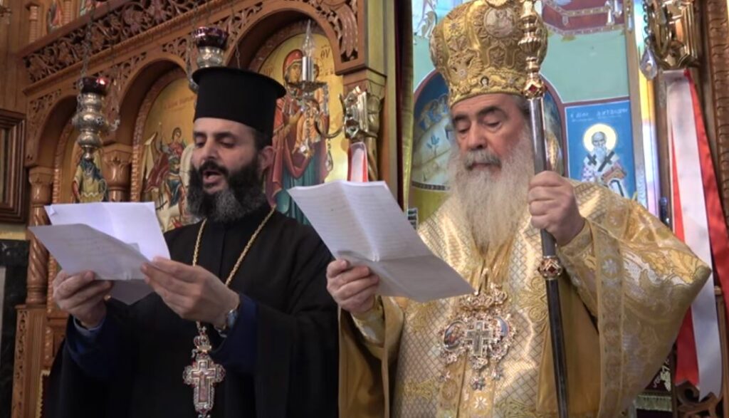 ΚΑΝΑ ΓΑΛΙΛΑΙΑΣ: Εόρτιον Κήρυγμα Πατριάρχου (Αραβιστί)