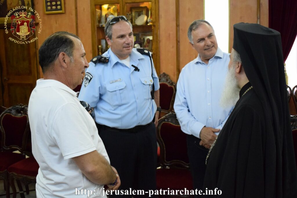 Επίσκεψη της Ισραηλινής Αστυνομίας στον Πατριάρχη