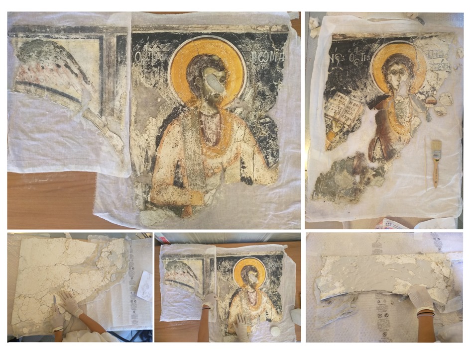 Αποκατάσταση τοιχογραφίας σε ιστορικό ναό της Αλβανίας