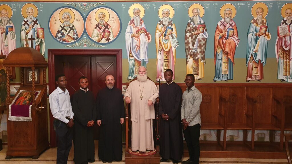 Ο Πατρ. Αλεξανδρείας καλωσόρισε τα νέα παιδιά της Εκκλησίας από την Αφρική