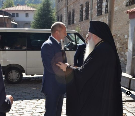 Посещение на Президента на Република България в Бачковския манастир