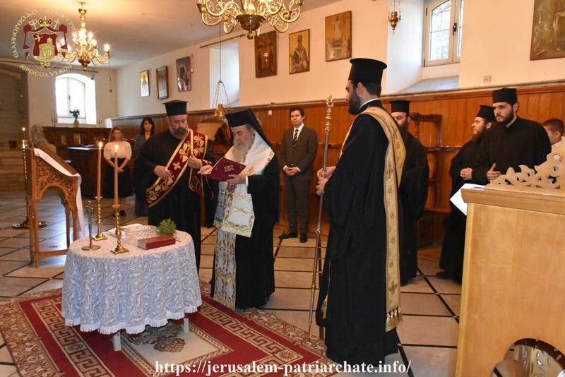 The new school year was blessed at the Patriarchal School of the Jerusalem Patriarchate at the Hill of Zion