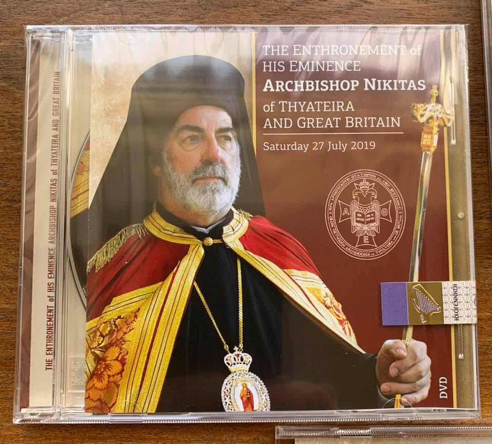 DVD of the Enthronement of Archbishop Nikitas