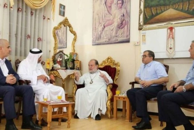 Hamas Delegation Visits Orthodox Church in Gaza