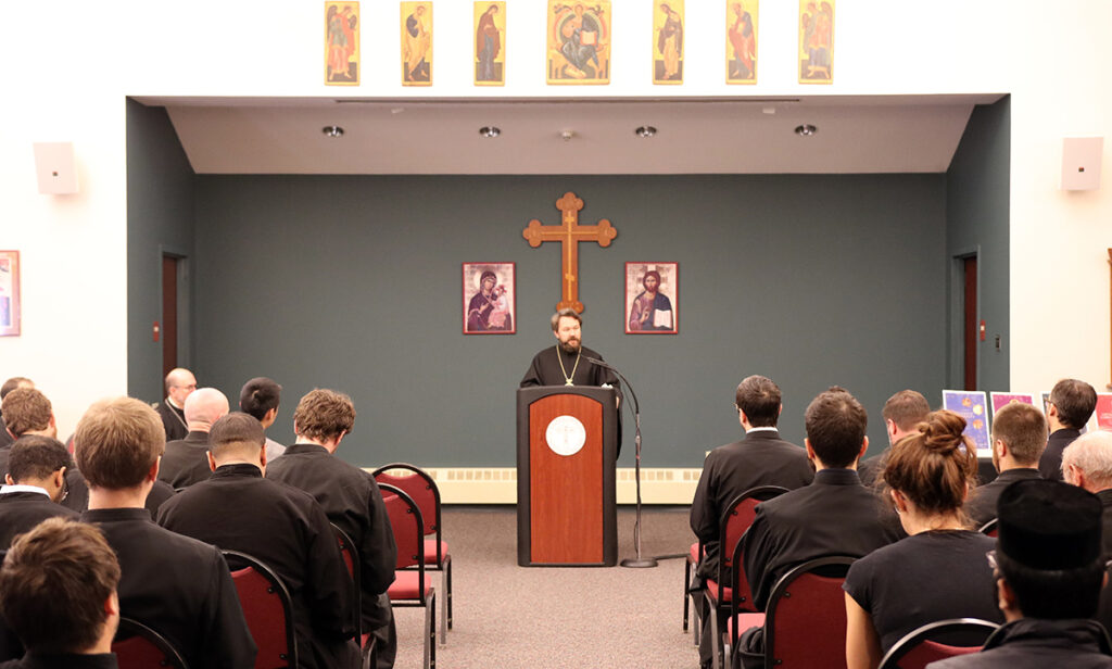 Metropolitan Hilarion visits St. Vladimir’s Seminary in New York