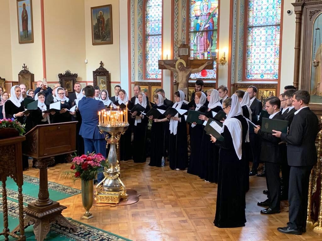 Recitals given in Slovakia and Czechia by the choir of the Moscow Cathedral of the Epiphany