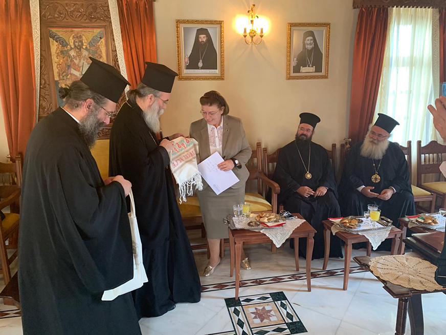Συνάντηση της Εκκλησίας της Κρήτης με την Υπουργό Πολιτισμού
