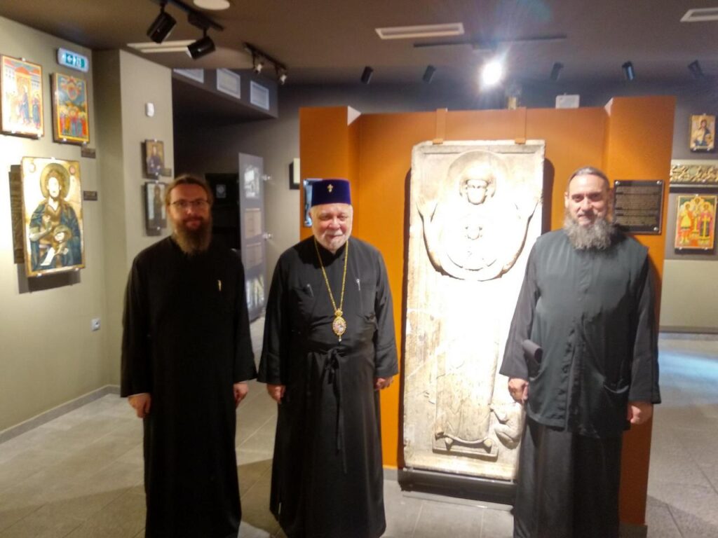 Ο Μητροπολίτης Ταλλίνης στο Βυζαντινό Μουσείο Μακρινίτσας