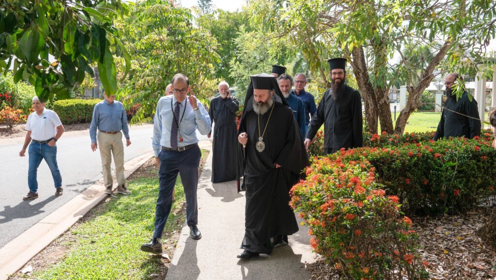 His Eminence Archbishop Makarios received a very warm welcome from the parish of St. John the Baptist in Cairns