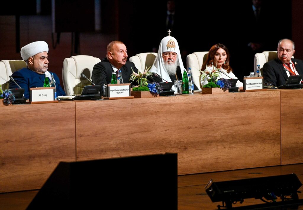 Russian Patriarch arrives in Baku for summit of world religious leaders