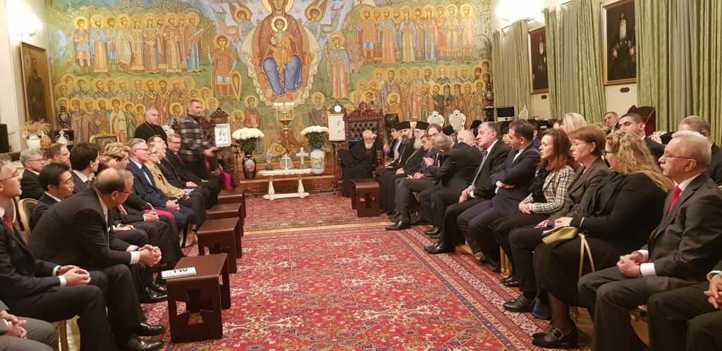 Catholicos-Patriarch of All Georgia, His Holiness and Beatitude Ilia II meets with Ambassadors