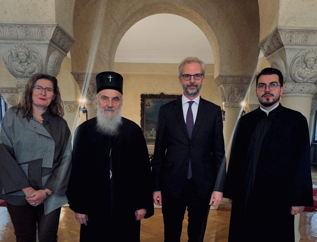 The Serbian Patriarch Irinej met the Ambassador of Austria