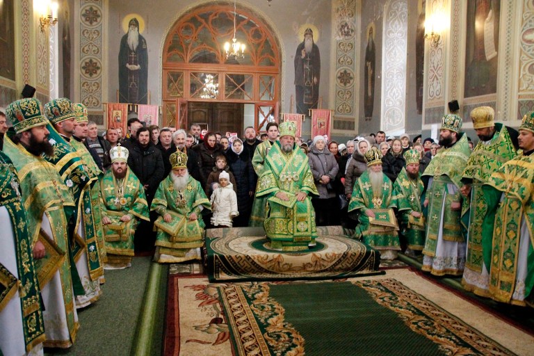 St. Paisy Velichkovsky celebrated in the Monastery of Noul Neamț (Chițcani, Moldova)