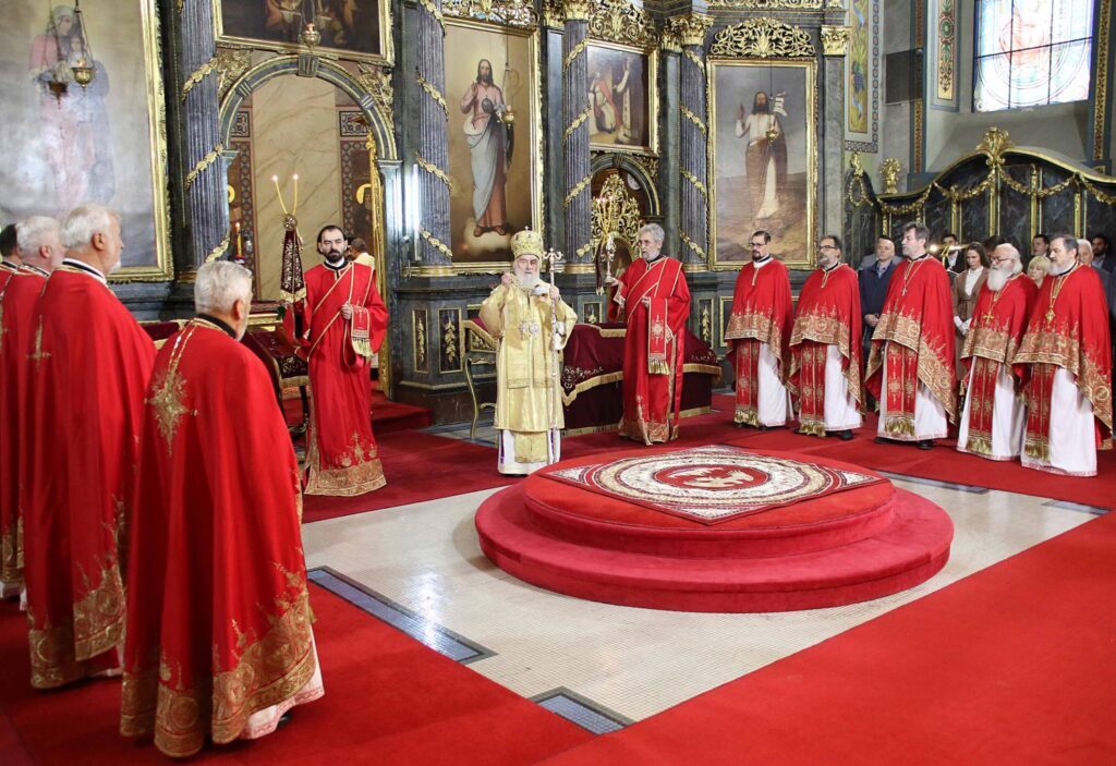 Patriarch of Serbia officiates at the Feast Day of the Archangels