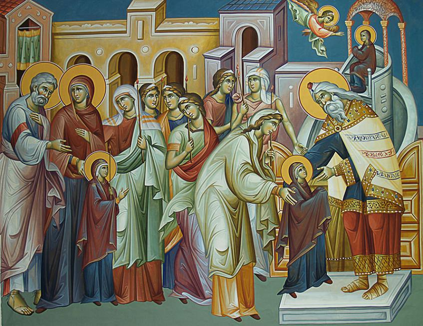 Church commemorates Entrance of the Theotokos