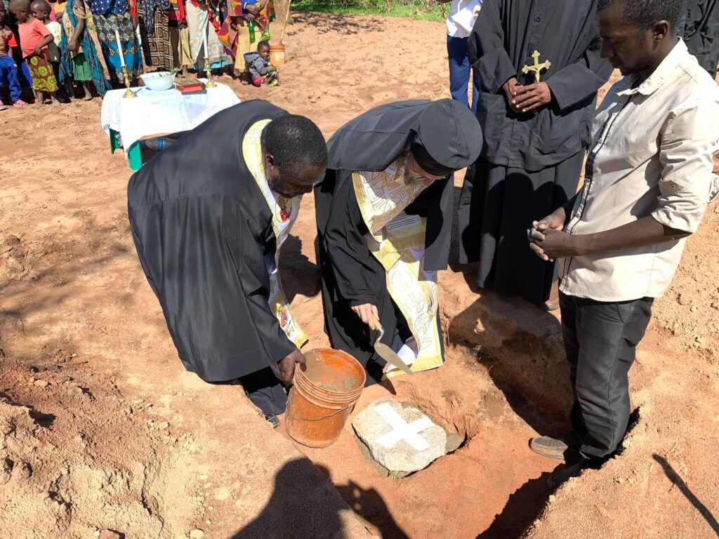 Foundation-laying for new Orthodox church in Tanzania