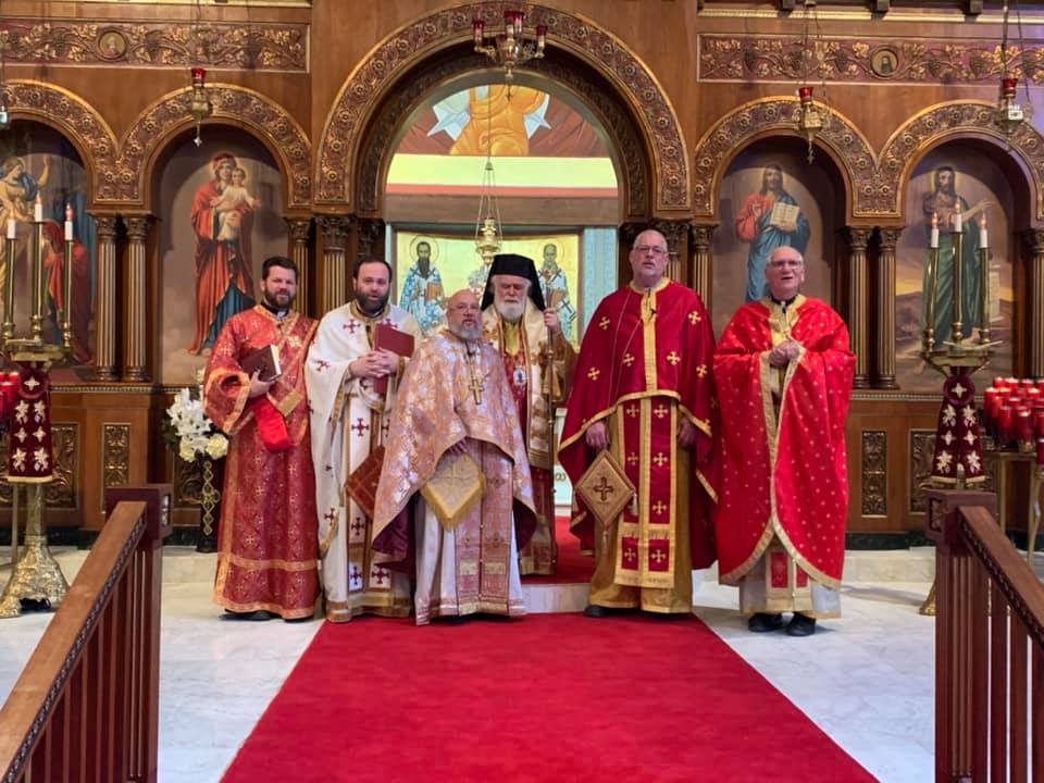 His Eminence Metropolitan Alexios of Atlanta visits Annunciation (Winston-Salem)