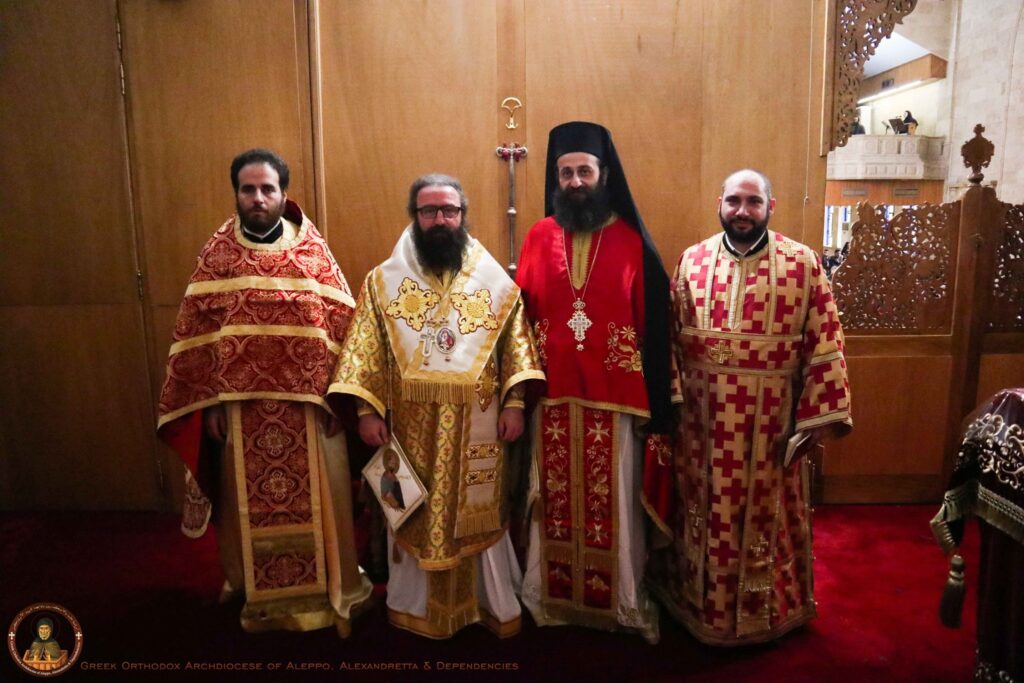 Liturgy and ordination of a priest and a deacon in Aleppo