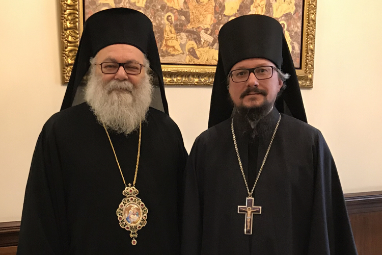 Representative of Patriarch of Moscow and All Russia meets with Primate of Orthodox Church of Antioch in Damascus