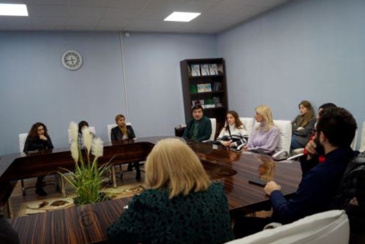 The Doctoral students of Tbilisi Theological Academy and Seminary met with the staff and students of the University Millennium