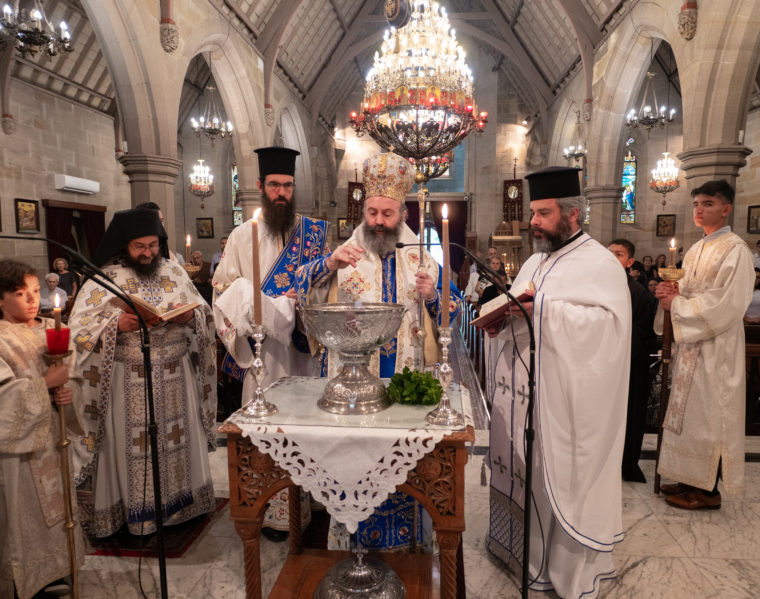 Archbishop Makarios of Australia, Celebrates Epiphany, Speaks of Human Humility