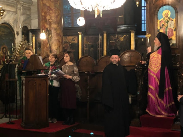Ο Οικ. Πατριάρχης στα Χριστούγεννα της Ουκρανικής παροικίας
