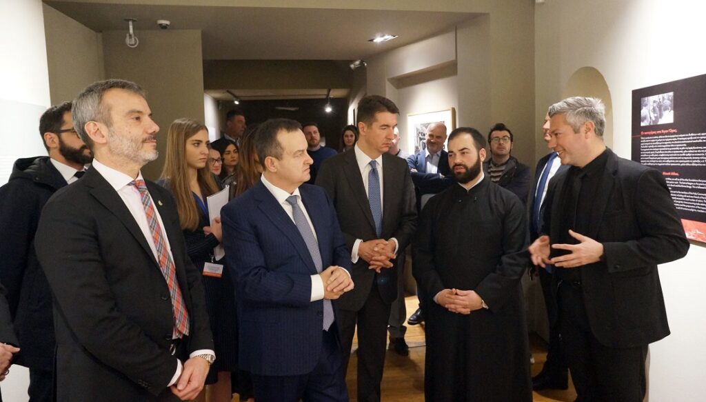 Foreign Minister of Serbia visited Mount Athos Center in Thessaloniki