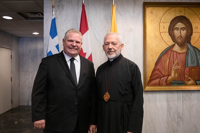 Ontario Premier Doug Ford visits Greek Orthodox Archdiocese of Canada