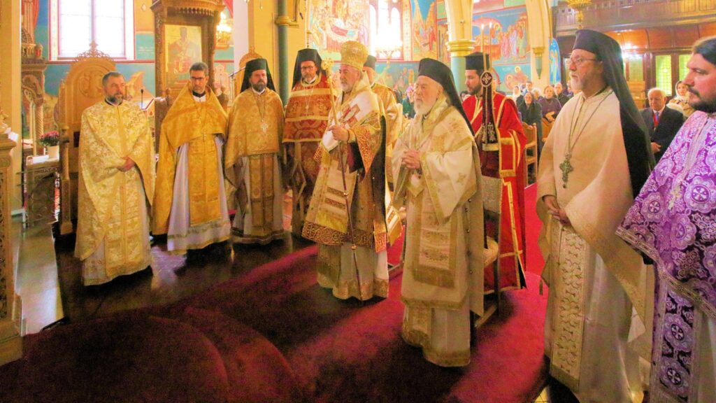 The first pan-Orthodox Divine Liturgy at St Andrew’s Cathedral (Kentish Town) on the Sunday of Orthodoxy, presided over by His Eminence Archbishop Nikitas of Thyateira