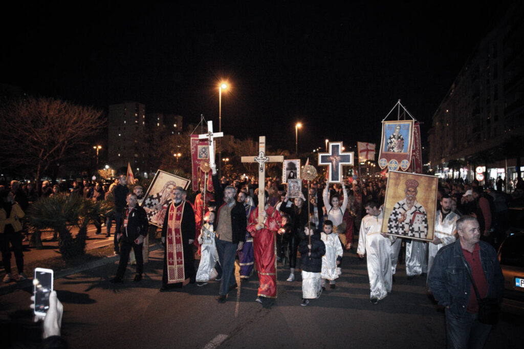 Peaceful rallies continue in Montenegro in support of Orthodox Church