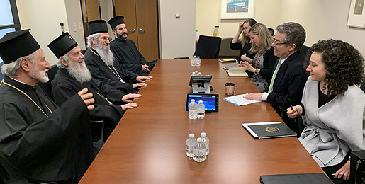 Patriarch of Serbia Irinej at the State Department