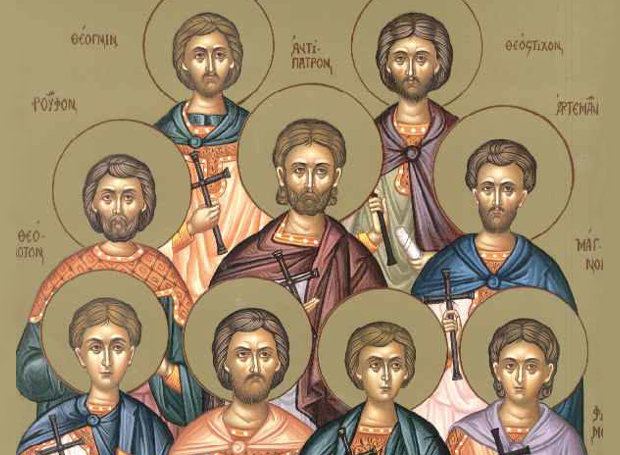 Church venerates memory of Holy Nine Martyrs of Cyzicus