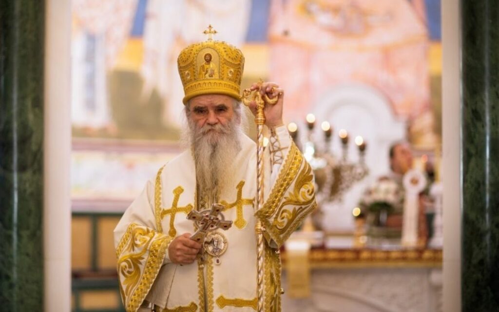 Metropolitan of Montenegro hospitalized for Covid-19; Church says he’s feeling well, not experiencing significant difficulties