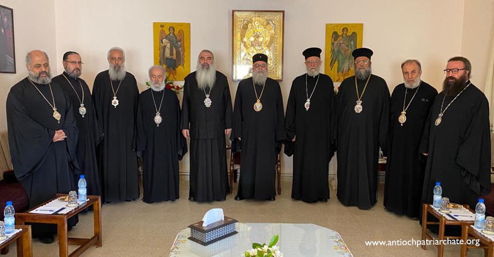 Patriarch John X Meets the Metropolitans and Bishops of the Dioceses in Syria