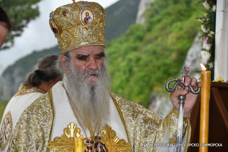 Metropolitan of Montenegro & the Littoral receives Bishop of Niksic; feast day of St. Basil of Ostrog