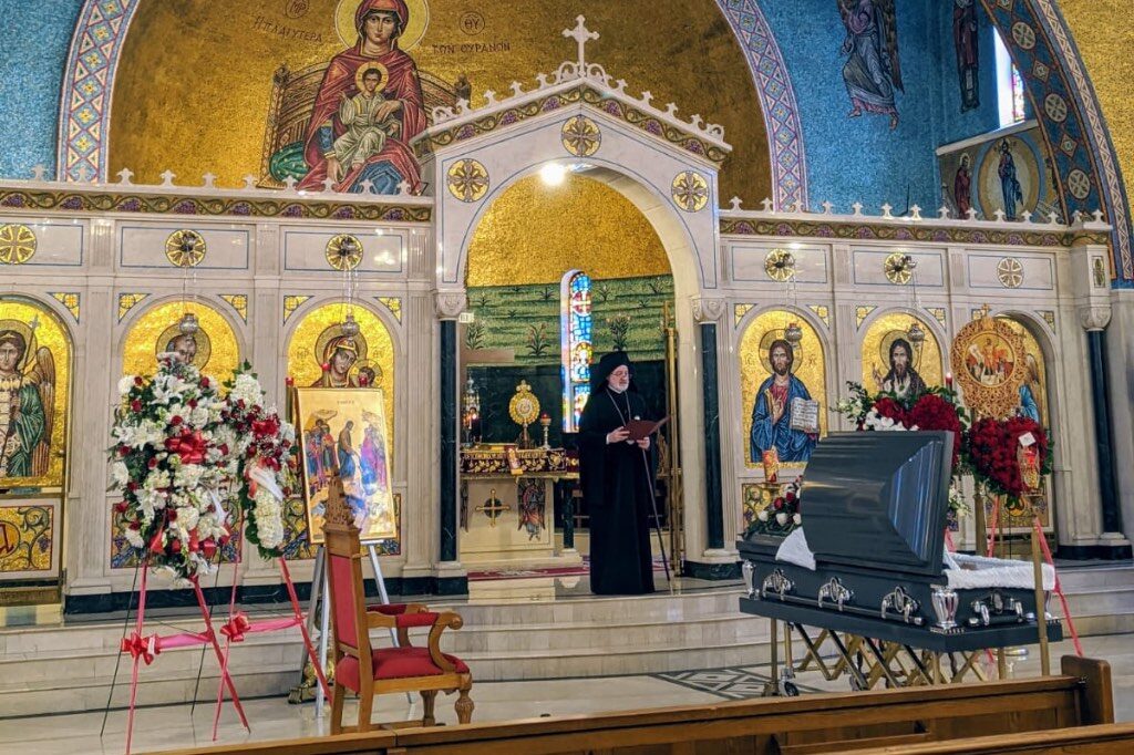 His Eminence Archbishop Elpidophoros Eulogy for Evripides Kontos