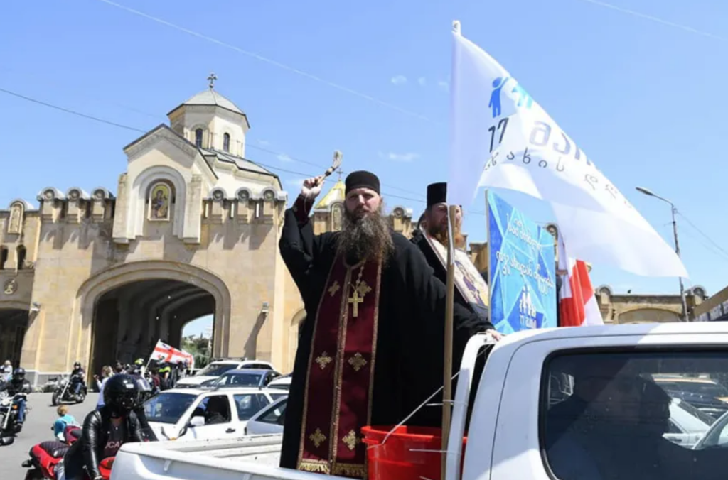 Priests march on church-backed Family Purity Day in Tbilisi